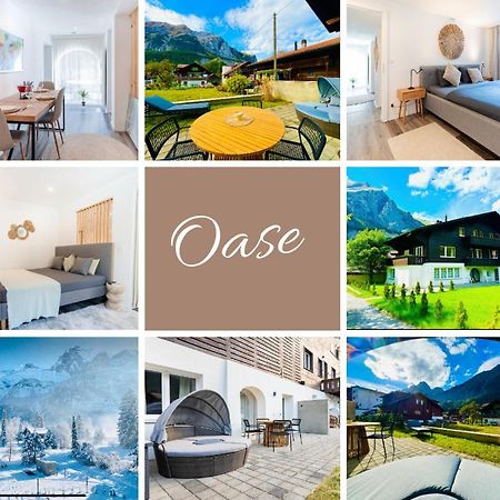 Apartamento Cute & Cozy Oasis, Private Afternoon Sun Terrace Kandersteg Exterior foto