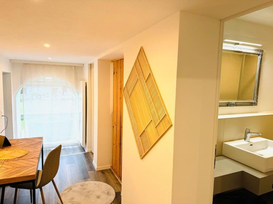Apartamento Cute & Cozy Oasis, Private Afternoon Sun Terrace Kandersteg Exterior foto