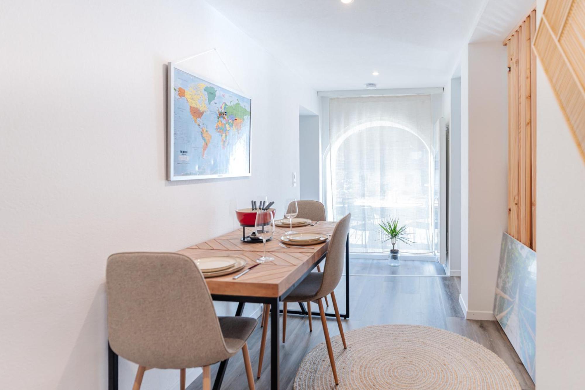 Apartamento Cute & Cozy Oasis, Private Afternoon Sun Terrace Kandersteg Exterior foto